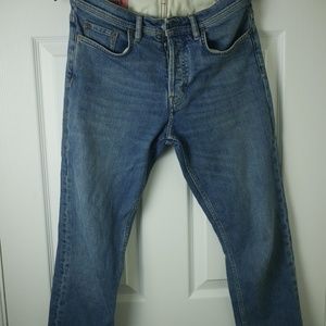 Acne Studios Men River Mid Blue Taper Jeans - 28